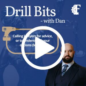 Drill Bits Legal Advise or Legal Guidance?